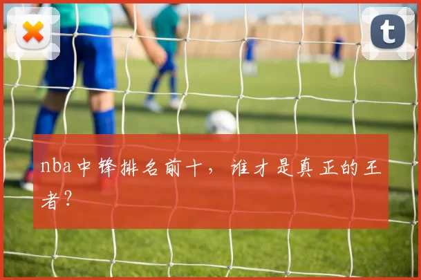 nba中锋排名前十,谁才是真正的王者?